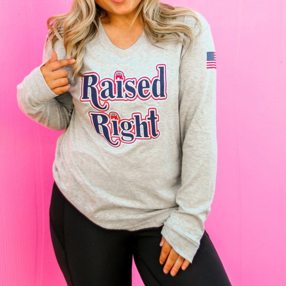 NWT Jadelynn Brooke Raised Right Long Sleeve Tee Size Small